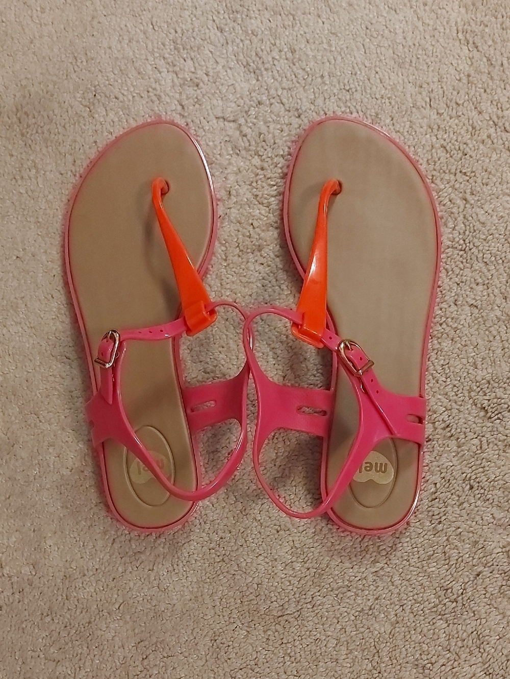 🦋3/$30🦋 Melissa Mel thong rubber sandals